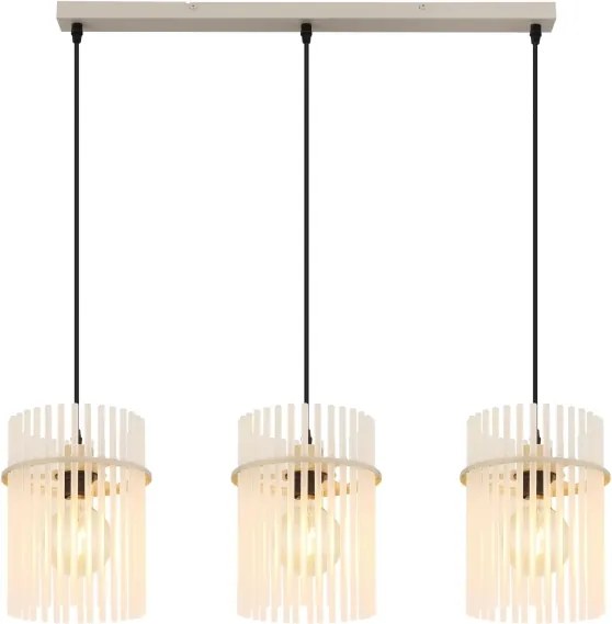 Globo 15698-3HB - GORLEY csillár kábelen 3xE27/60W/230V