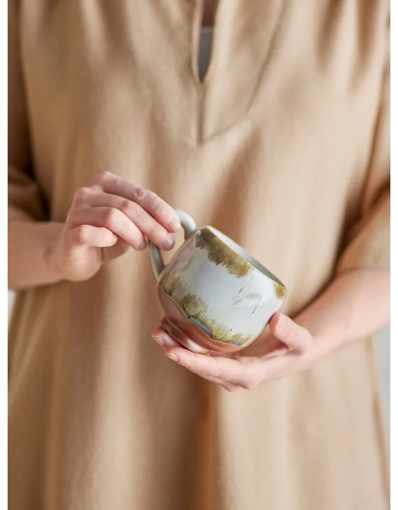 Kőedény csésze szett cappucinóhoz 4 db-os 200 ml Jade – Bloomingville