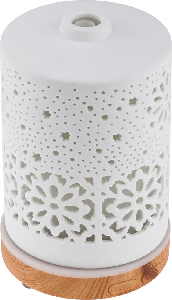 Aroma diffúzor/párásító, fehér/natúr, AMAYA