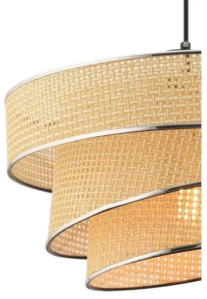 Kábelcsillár COUPER 1xE27/60W/230V bézs/fényes króm