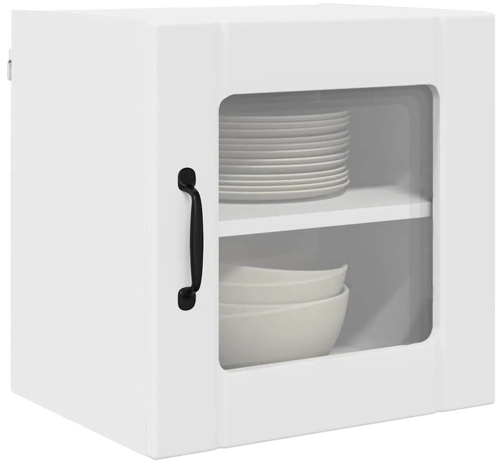 Fali konyhaszekrény 2 pcs Fehér 40 x 31 x 40 cm Faanyag