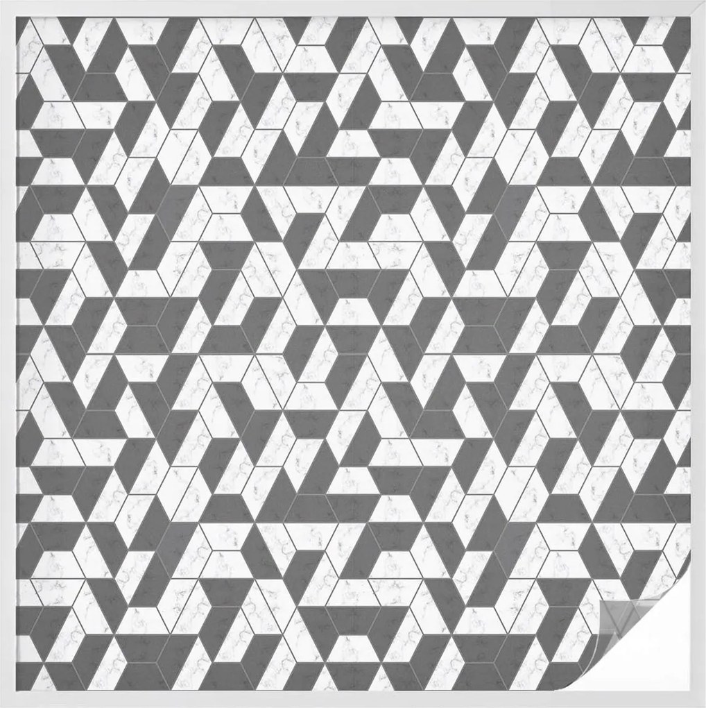 Ablakfólia Öntapadós Adatvédelem Geometriai illúziók 100x100