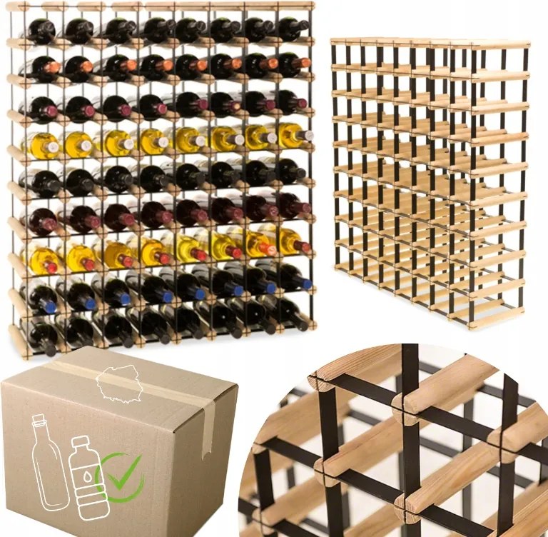 Bortartó állvány bortartó állvány Pet palacktartó szekrény Nagy 72cipő Eko