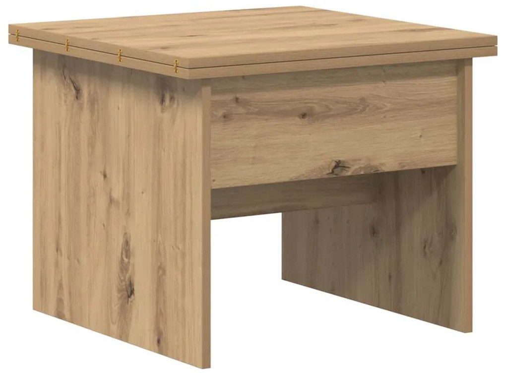 vidaXL Dohányzóasztal Artisan tölgy 55 x 54,5 x 45 cm Faanyag