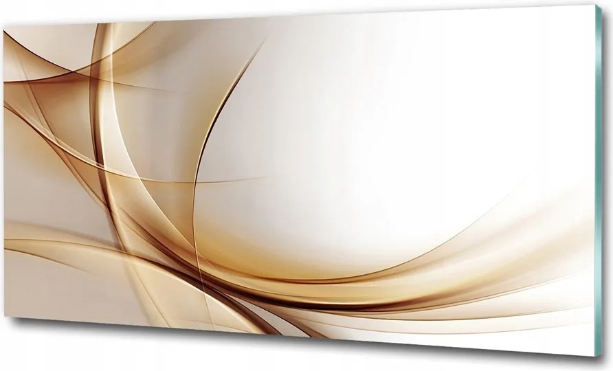 Fotótapéta üveg falra Absztrakt hullámok 125x50