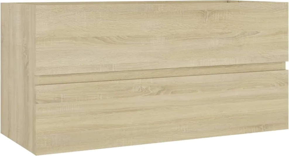 vidaXL sonoma tölgy színű szerelt fa mosdószekrény 90 x 38,5 x 45 cm