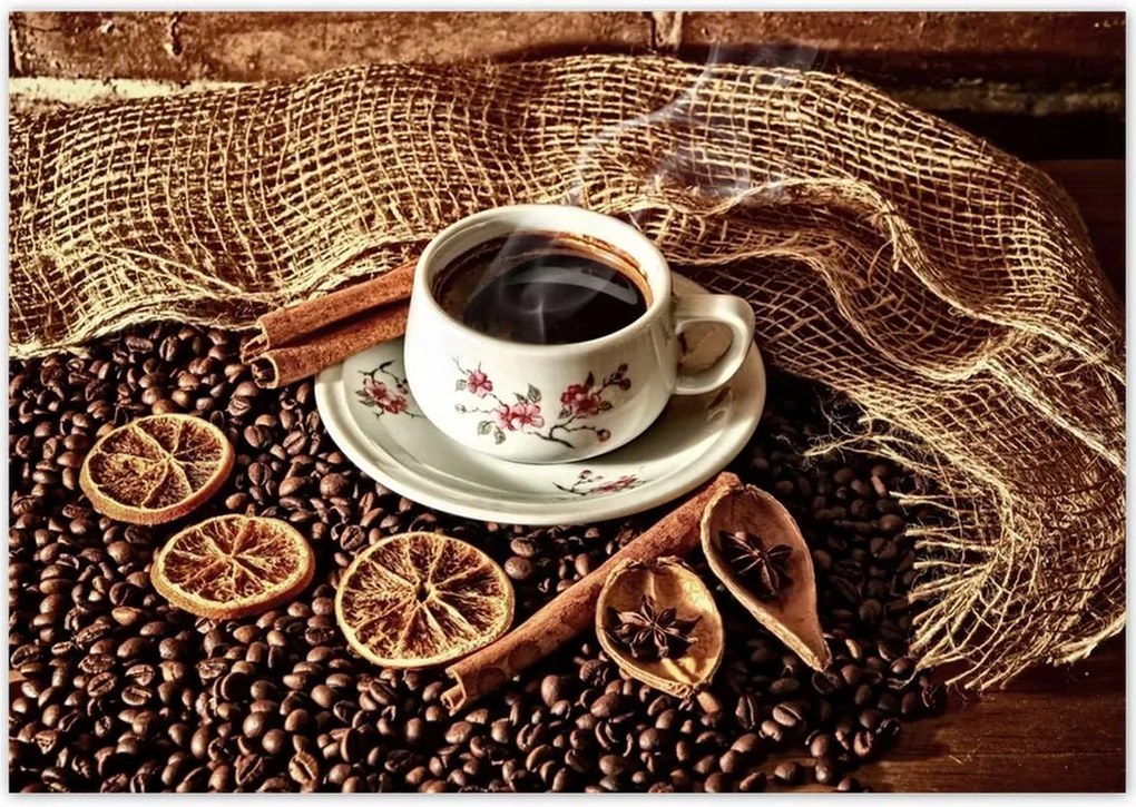 Poszterek 100x70 Kávéscsésze vaníliával