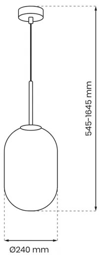 Csillár zsinóron ALIAS 1xE14/40W/230V átm. 24 cm arany