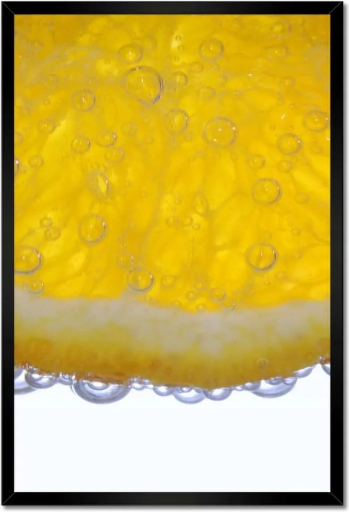 Poszterek keretben 40x60 Citrom a vízben