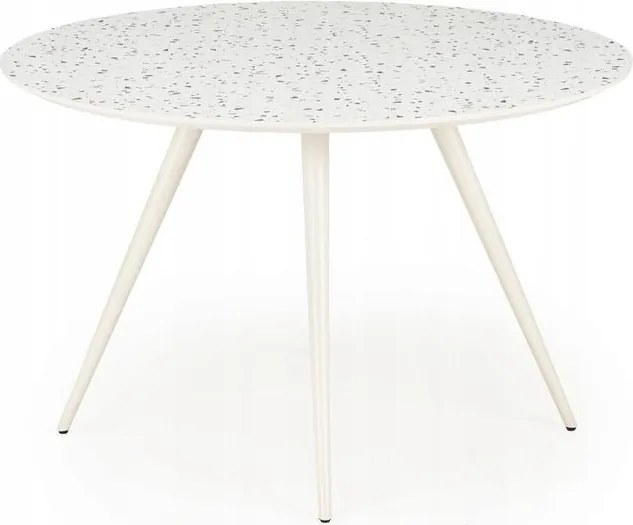 Kerek étkező-konyha nappali asztal 120 cm terrazzo modern Aramis