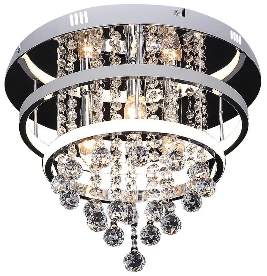 Rabalux Rabalux 2237 - PALLAS kristály mennyezeti lámpa LED/32W/230V + 3xE14/40W RL2237