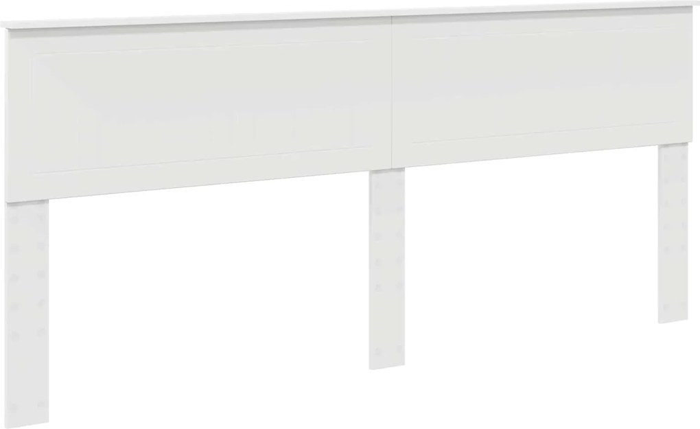 vidaXL Fejtámla Fehér 200 cm Faanyag