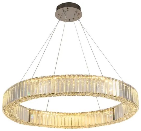 LED állítható fényerejű csillár kábellel LED/50W/230V 3000-6500K króm, DO