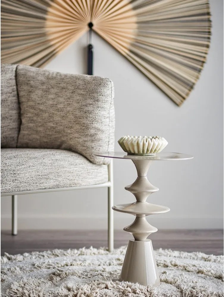 Alumínium kerek tárolóasztal ø 35,5 cm Samio – Bloomingville