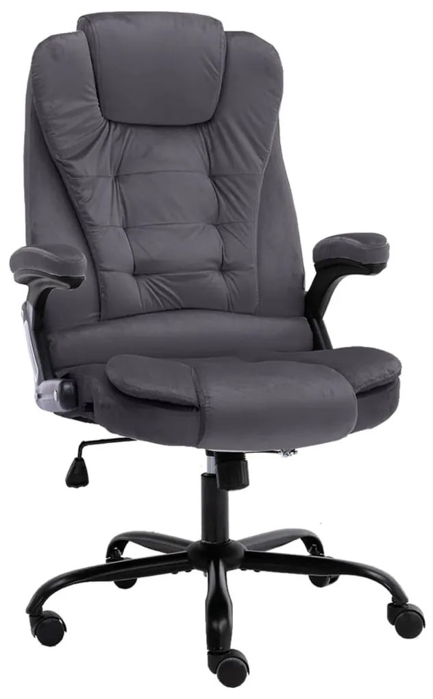 sötétszürke bársony irodaszék