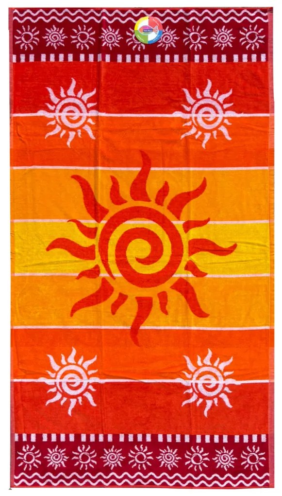 Stromboli narancs strandtörölköző