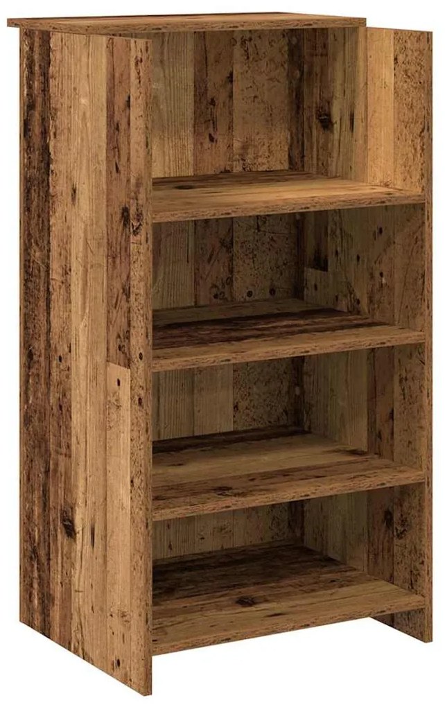 recepciós pult antik fa 135x50x103,5 cm szerelt fa
