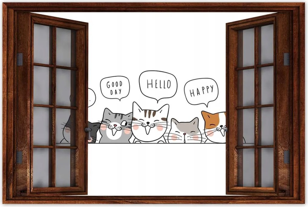 Poszterek 60x40 Cica Cicák