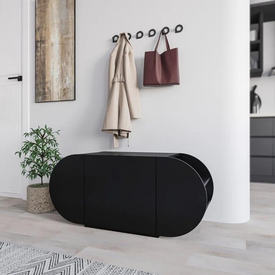Cipőtároló Pozy Shoe Bench - Black
