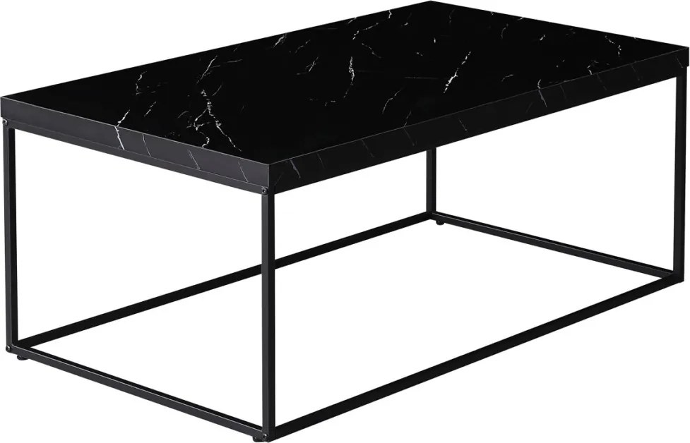 Dohányzóasztal 110 × 60 × 45 cm, MDF, márvány BK