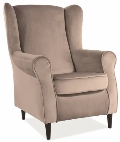Baron Velvet fotel bézs