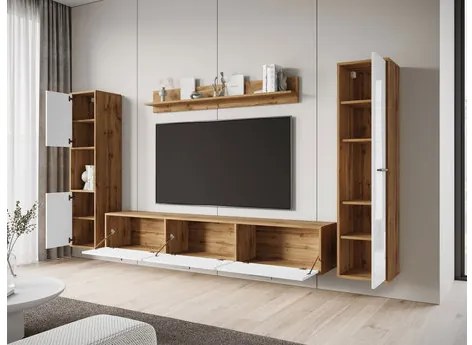 Nappali fal Ikinra XL (fehér + fényes fehér) . 1104555