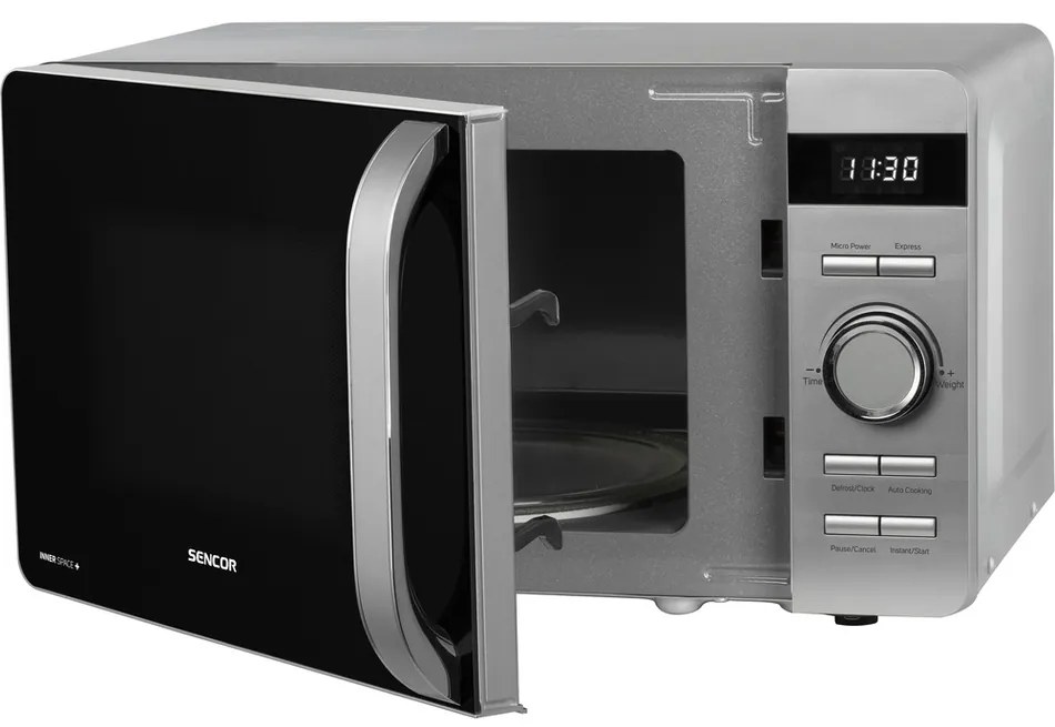 Sencor SMW 5217SL mikrohullámú sütő 17 l, ezüstszínű