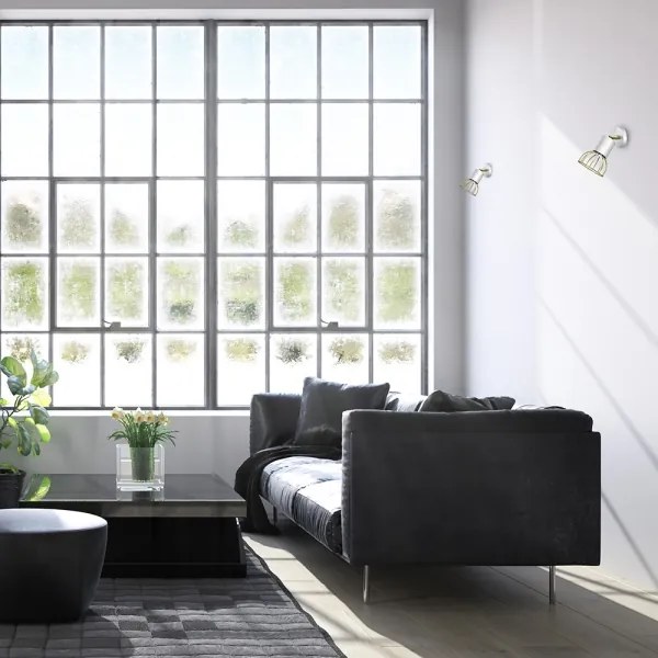 Fali spotlámpa DANTE 1xGU10/25W/230V fehér/arany