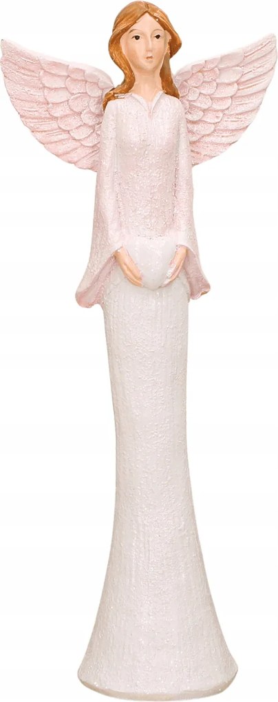 Angyal szívvel a kezében 20cm