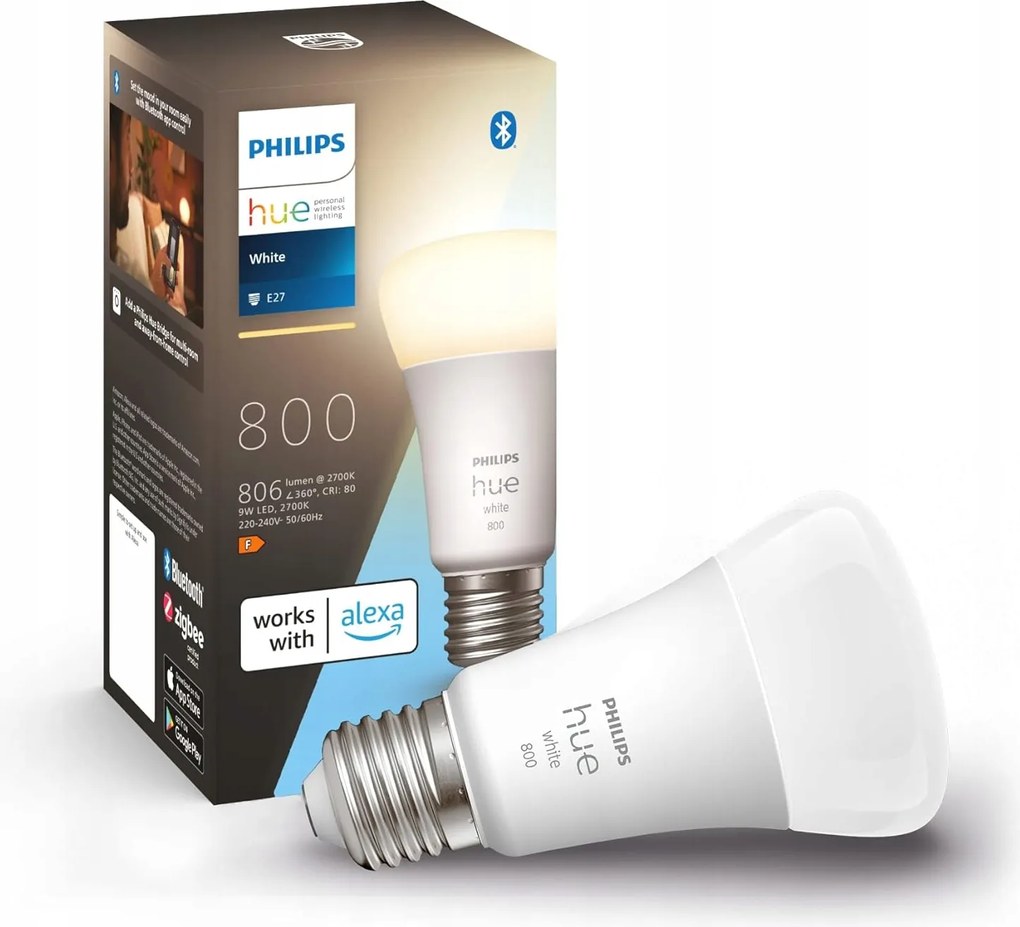 Led izzó Philips Hue White E27 9 W