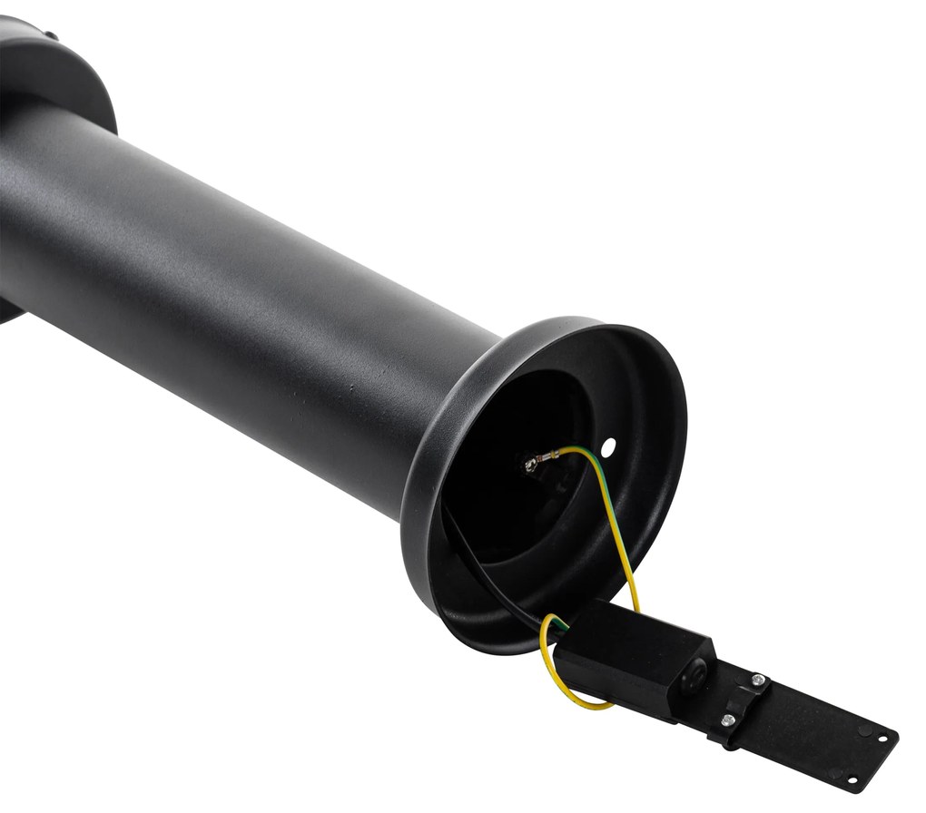 Modern kültéri oszloplámpa fekete 50 cm - Elly