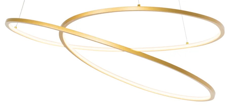 Design lógólámpa arany 72 cm LED-del, 3 fokozatú fényerőszabályzóval - Rowan
