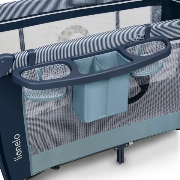 Lionelo - SVEN PLUS utazóágy, kék