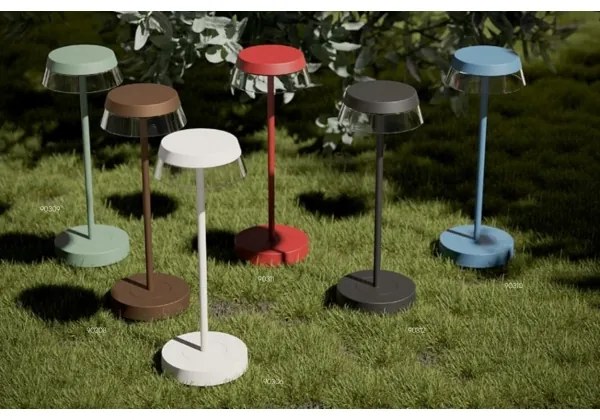 Redo 90310 - LED Dimmelhető asztali lámpa ILUNA LED/2,5W/5V 3000 mAh IP65 kék