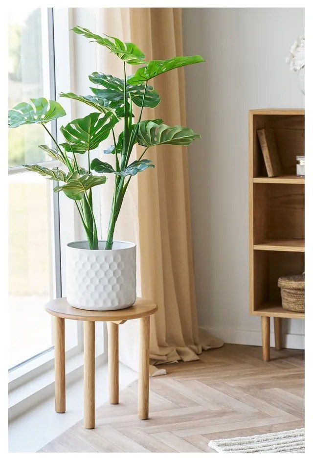 Tölgyfa kerek tárolóasztal ø 40 cm Jena – House Nordic