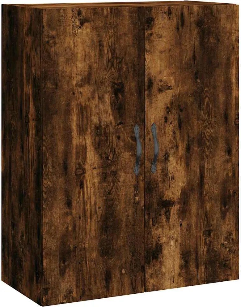 vidaXL füstös tölgy szerelt fa fali szekrény 69,5 x 34 x 90 cm