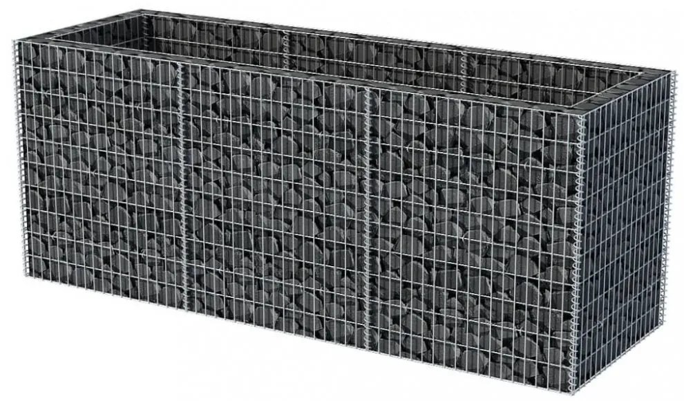 vidaXL acél gabion magaságyás 270 x 90 x 100 cm