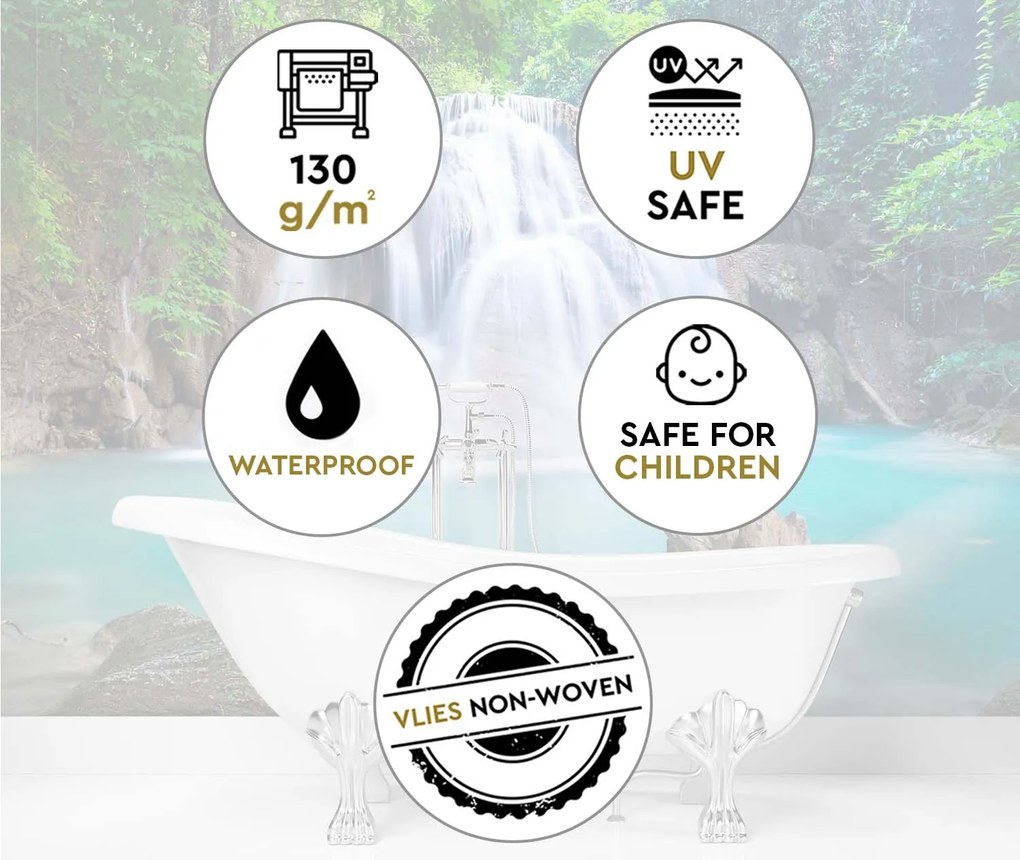 Gario Fotótapéta Vízesés a trópusokon Anyag: Vlies, Méret: 400 x 280 cm