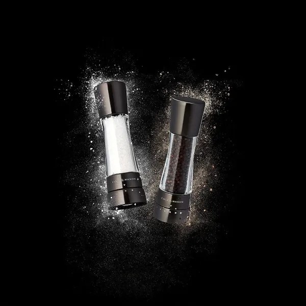 Cole&Mason DERWENT 2 részes só- és borsőrlő szett, 19 cm, antracit