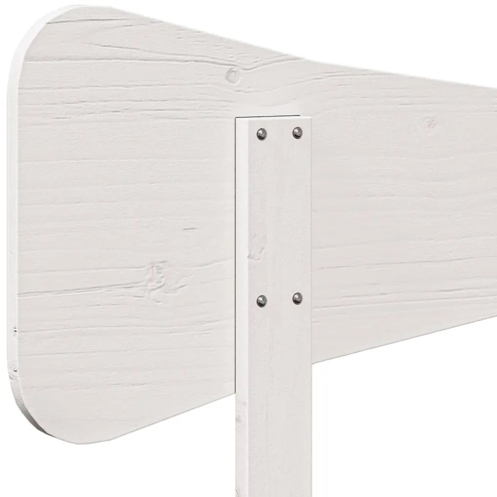 fehér tömör fenyőfa fejtámla 140 cm