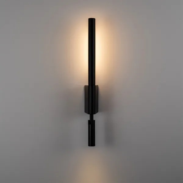 Brilagi - VIXON LED fali spotlámpa LED/3W/230V + LED/5W fekete CRI 90