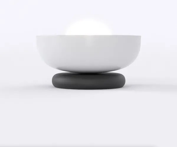 Asztali lámpa OZZY 1xG9/8W/230V szürke