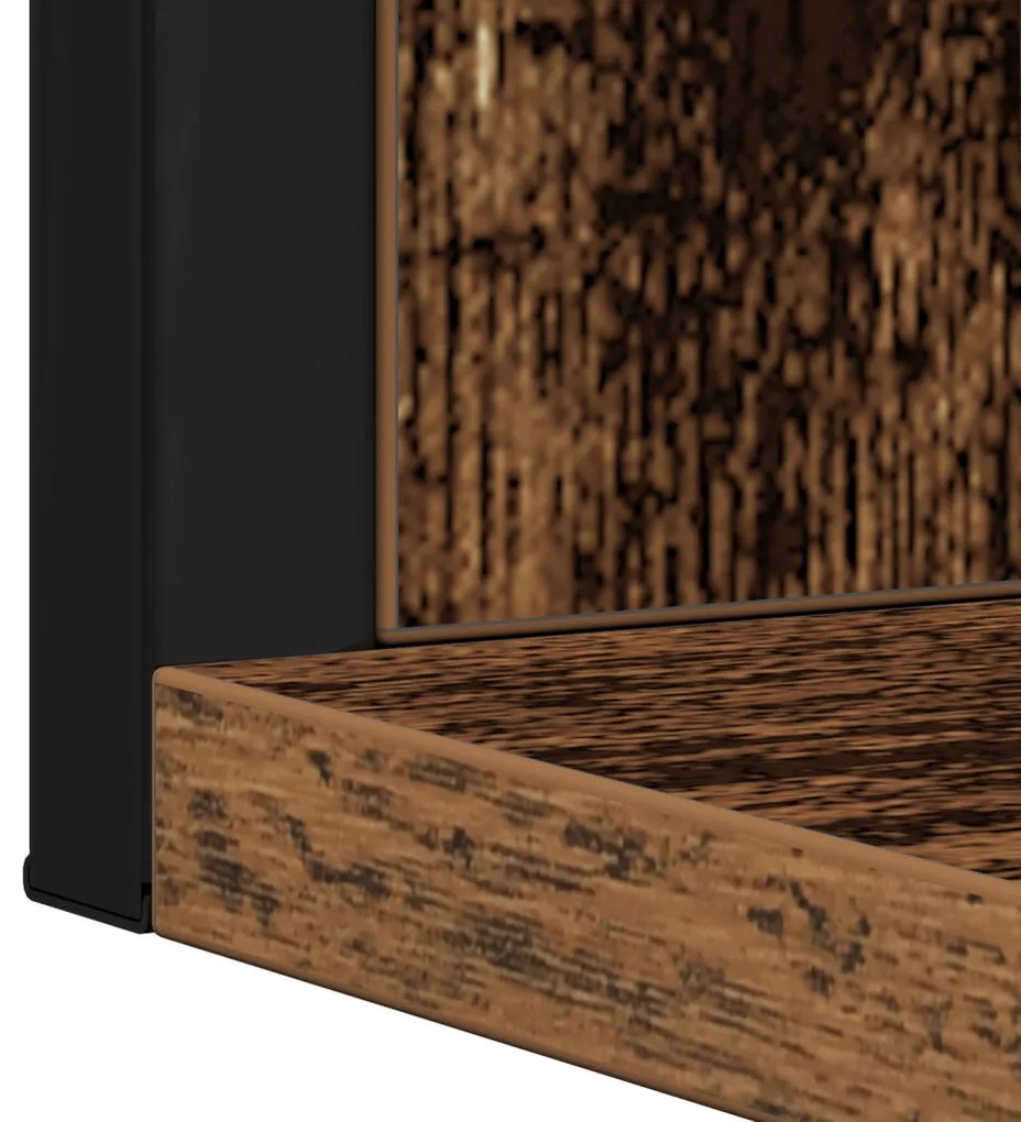 Fürdőszobai Tükör Régi Fa 50x12x60 cm Műszaki Fa