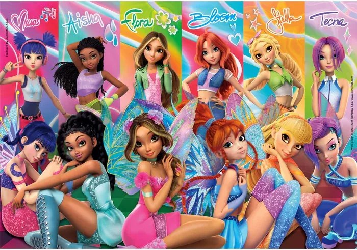 Winx Club Fairy Squad 60 db-os maxi puzzle Clementoni