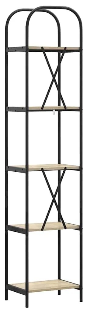 Könyvespolc sonoma tölgy 40 x 30 x 183 cm Faanyag