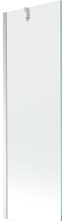 Mexen Next 1 szárnyas kádparaván 60 x 150 cm, Átlátszó, Króm- 895-060-000-00-00-01