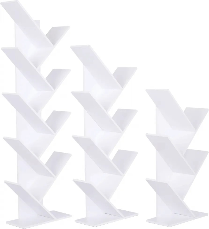 Könyvespolc, fehér, BAKI NEW TYP 3