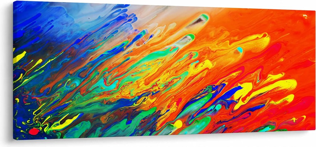 Kép - Színes absztrakció (120x50 cm)