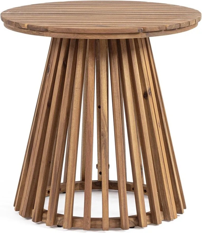 Akácfa kerek kerti kisasztal ø 50 cm Rodano – Bizzotto