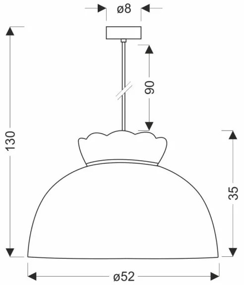 Csillár zsinóron ROSSINI 1xE27/40W/230V